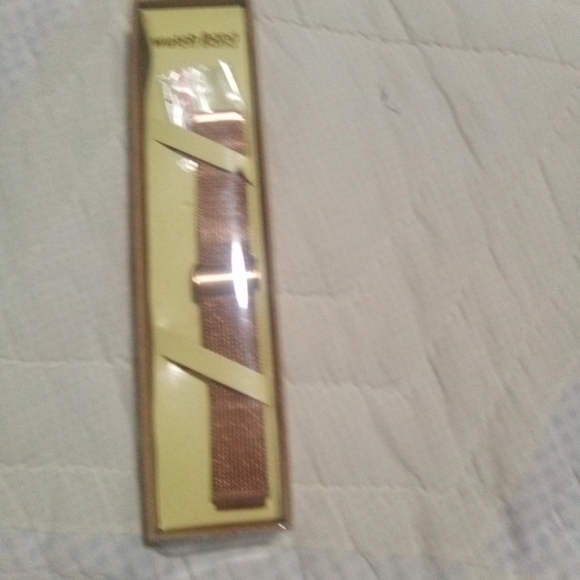 New Rose Gold Genuine Leather Watch Bands - Picture 4 of 5